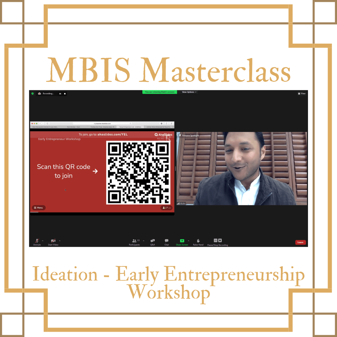 Entrepreneurship Masterclass