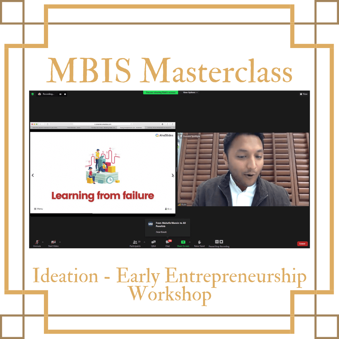 Entrepreneurship Masterclass