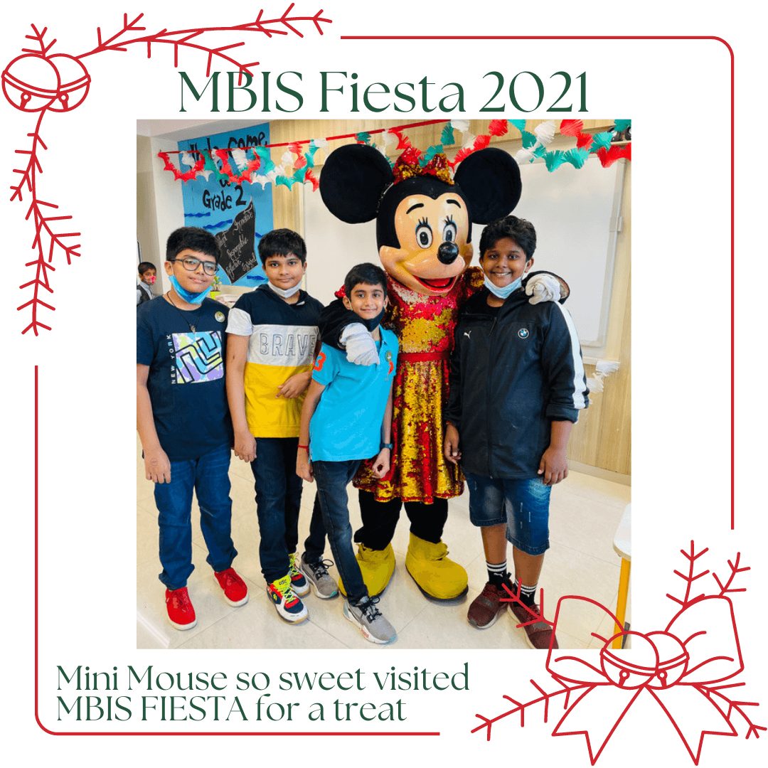 Mini Mouse so sweet visited MBIS FIESTA for a treat